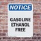 Signmission Gasoline Ethanol Free OSHA Notice Sign, Plastic, 10in W x 14in L, 2PK OS-2PACK-NS-P-1014-V-13063 - alternate 5